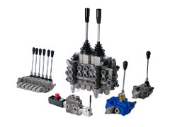 Monoblock and sectional valves