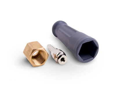 Hydraulic fittings for pressure wash applications